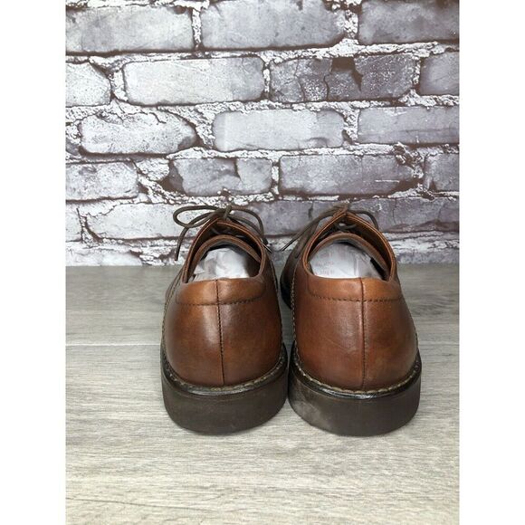 Ecco Vibram Gumlite Brown Leather Square Toe Oxfords Dress Shoes Men Sz 45EU/12M main image 5